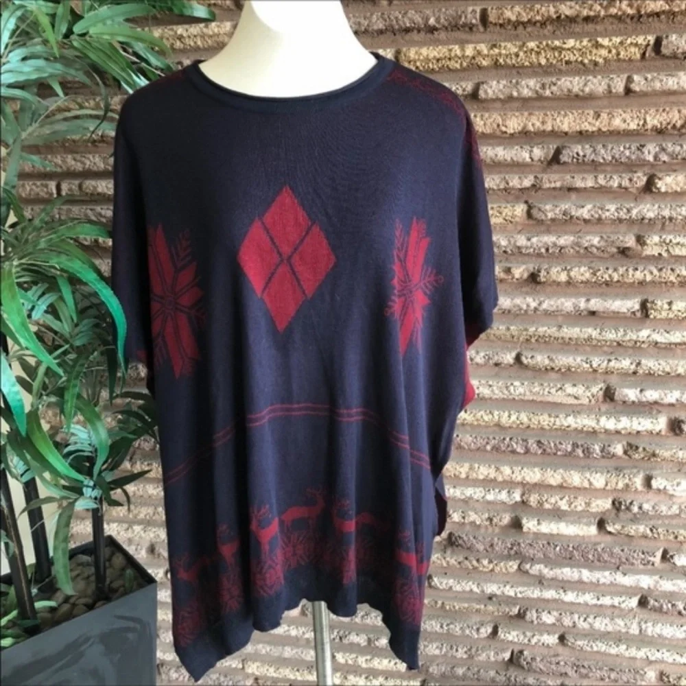 Anthropologie Do Everything in Love Poncho